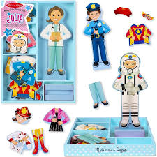 Magnetic Dress up doll - occupations